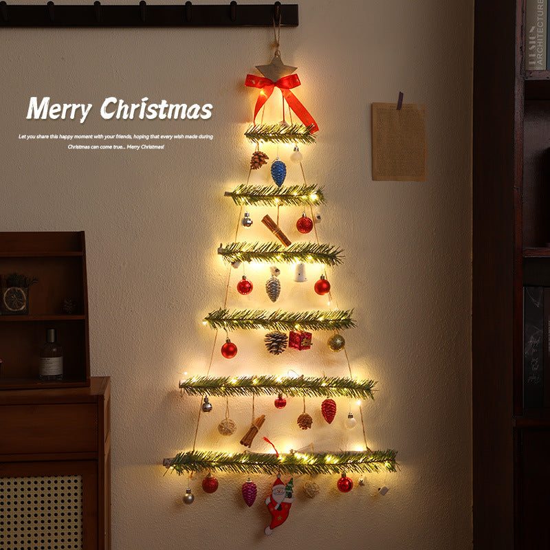 Wall-Mounted LED Christmas Tree