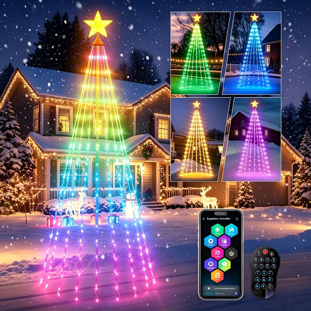 Smart App-Controlled Christmas Tree Lights