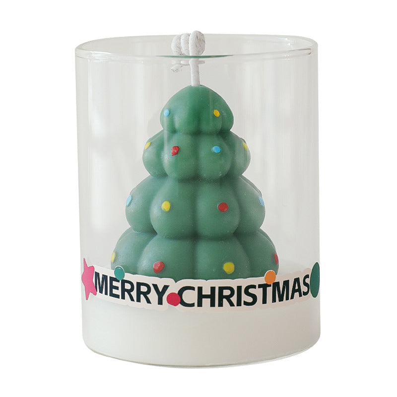 Christmas glass cup scented candle designs
