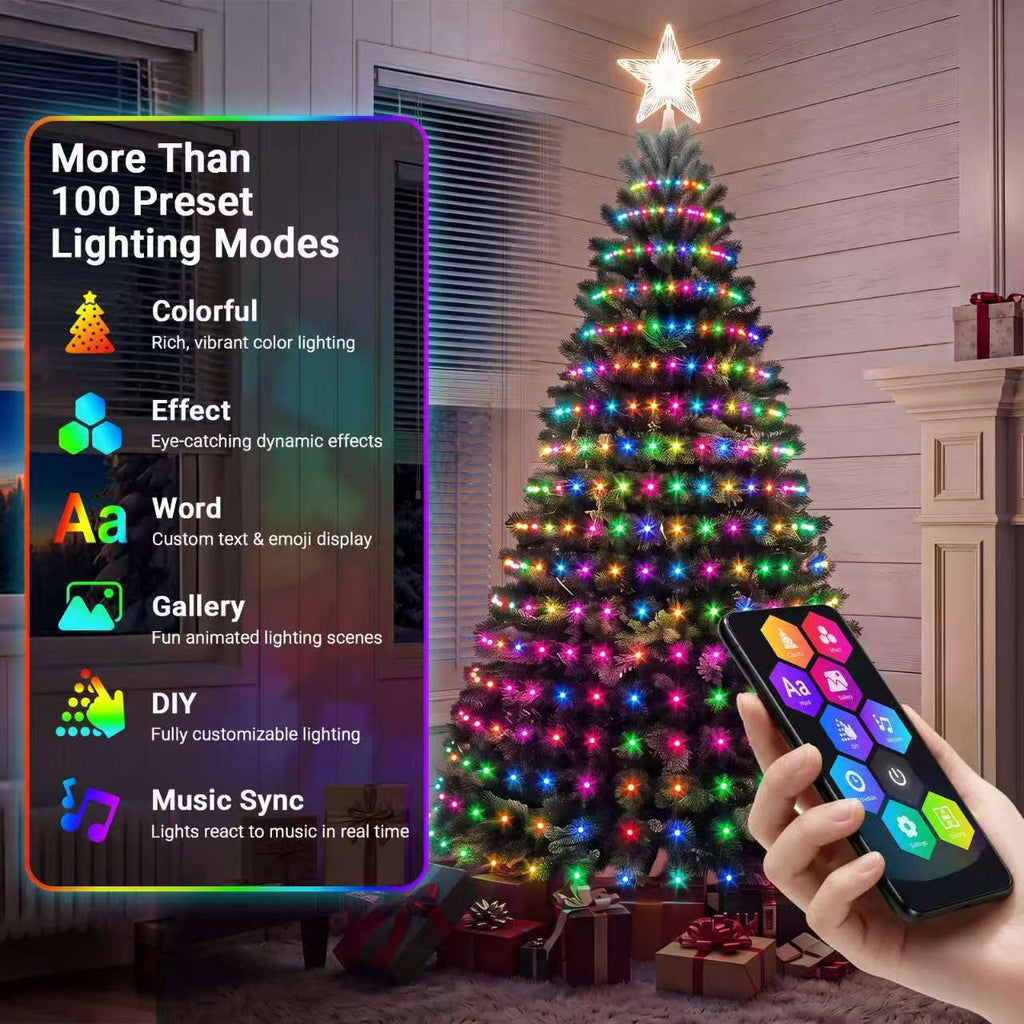Smart App-Controlled Christmas Tree Lights