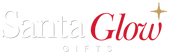 Santa Glow Gifts logo, light version for dark backgrounds